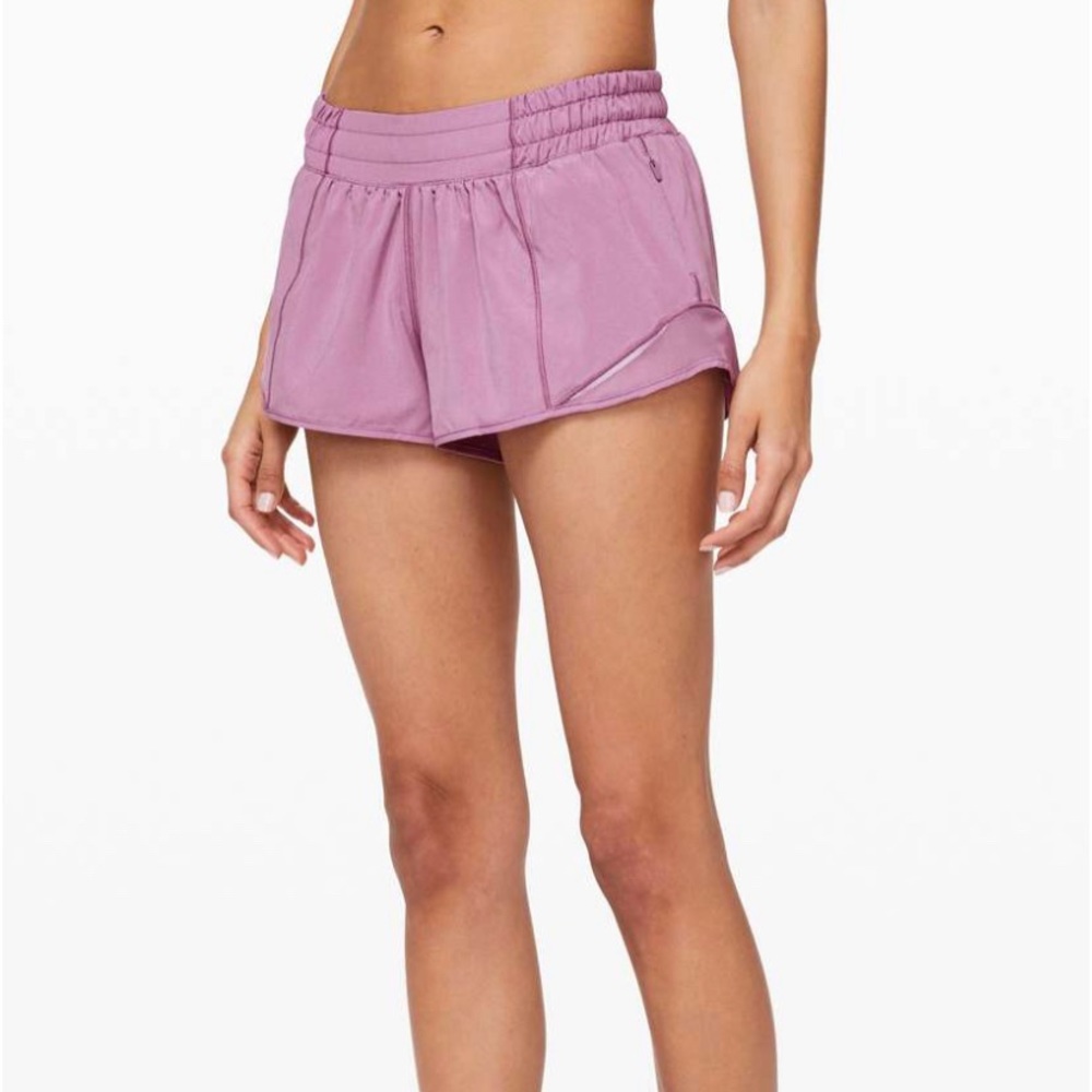 Purple Lululemon hotty hot, size 4